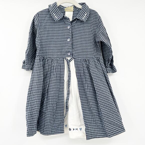 Laura Ashley Other - Laura Ashley Mother & Child Girls Cottagecore VTG Vintage Plaid Gingham Dress 2T